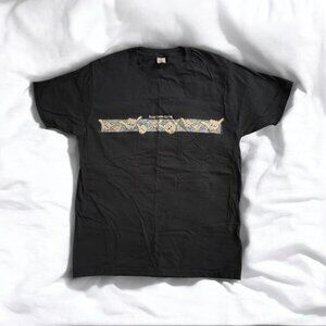 Vintage-Style "Hang Loose Hawaii” Shaka Navy Blue Graphic T-Shirt Mens Medium